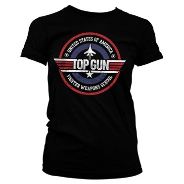 Läs mer om Top Gun - Fighter Weapons School Girly Tee, T-Shirt