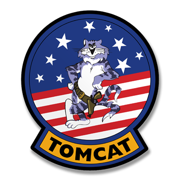 Läs mer om Top Gun - Tomcat Sticker, Accessories