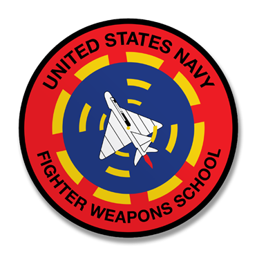 Läs mer om Fighter Weapons School Patch Sticker, Accessories
