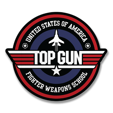 Läs mer om Top Gun - Fighter Weapons School Sticker, Accessories