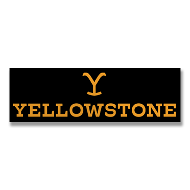 Läs mer om Yellowstone Logotype Sticker, Accessories