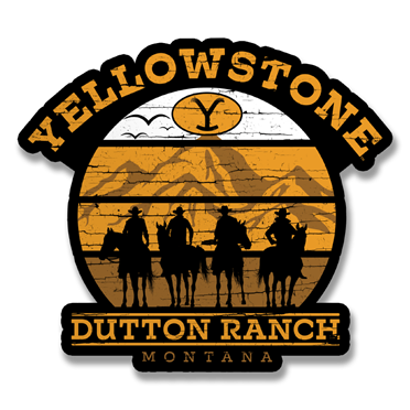 Läs mer om Yellowstone Cowboys Sticker, Accessories