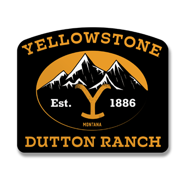 Läs mer om Dutton Ranch Established 1886 Sticker, Accessories