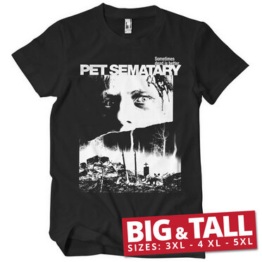 Läs mer om Pet Sematary Poster Big & Tall T-Shirt, T-Shirt