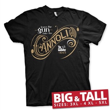 Läs mer om Leave The Gun, Take The Cannoli Big & Tall Tee, T-Shirt