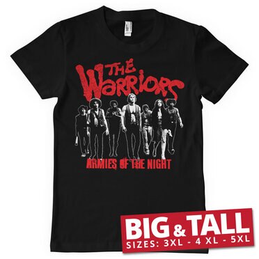 Läs mer om The Warriors - Armies Of The Night Big & Tall T-Shirt, T-Shirt