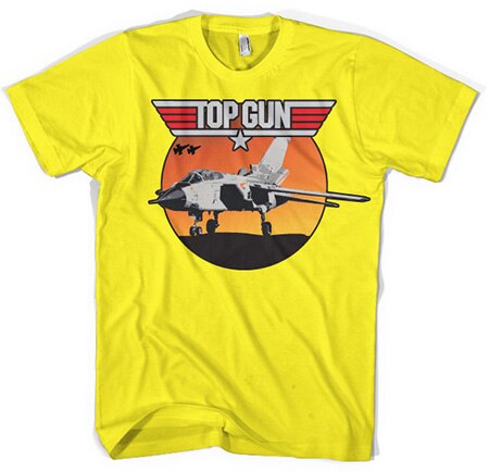 Top Gun - Sunset Fighter T-Shirt, Basic Tee