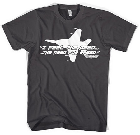 Läs mer om Top Gun - I Feel The Need For Speed T-Shirt, T-Shirt