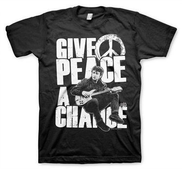 Läs mer om John Lennon - Give Peace A Chance T-Shirt, T-Shirt