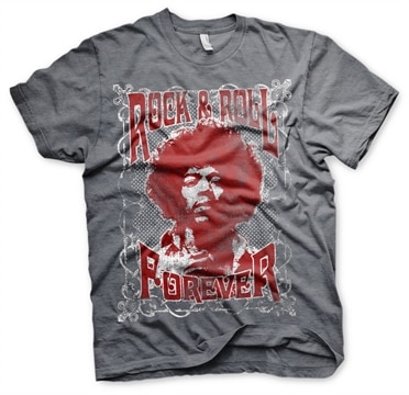 Läs mer om Jimi Hendrix - Rock n Roll Forever T-Shirt, T-Shirt