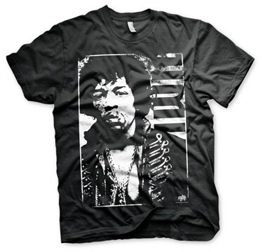 Jimi Hendrix Distressed T-Shirt, Basic Tee