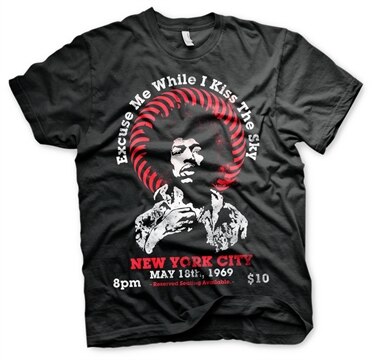 Jimi Hendrix - Live In New York T-Shirt, Basic Tee
