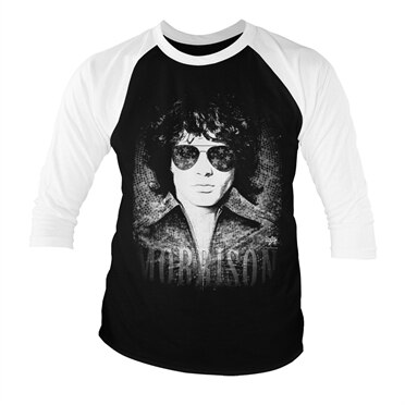 Läs mer om Jim Morrison - America Baseball 3/4 Sleeve Tee, Long Sleeve T-Shirt