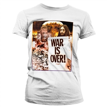 Läs mer om John Lennon - War Is Over Girly Tee, T-Shirt