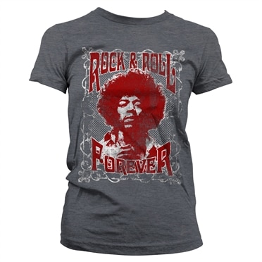 Läs mer om Jimi Hendrix - Rock n Roll Forever Girly Tee, T-Shirt