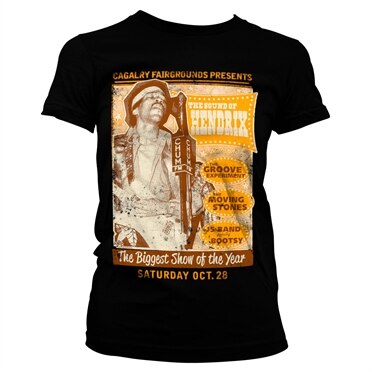 Läs mer om The Sound Of Hendrix Poster Girly Tee, T-Shirt