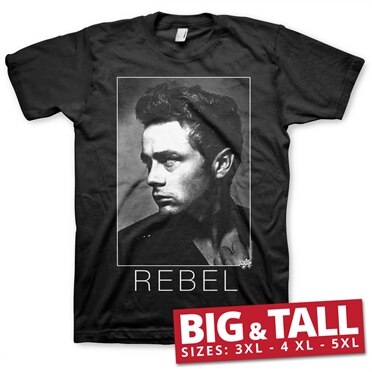 James Dean BW Rebel Big & Tall T-Shirt, Big & Tall T-Shirt