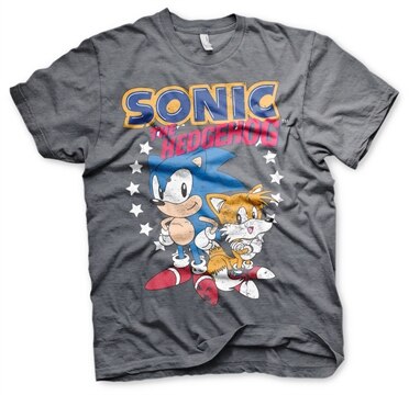 Läs mer om Sonic The Hedgehog - Sonic & Tails T-Shirt, T-Shirt
