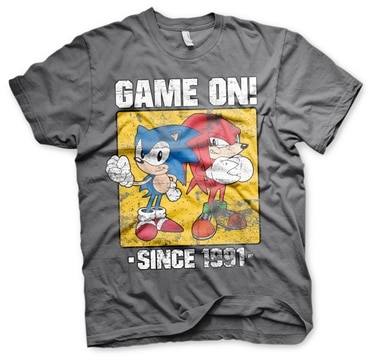 Sonic - Game On Since 1991 T-Shirt, Basic Tee