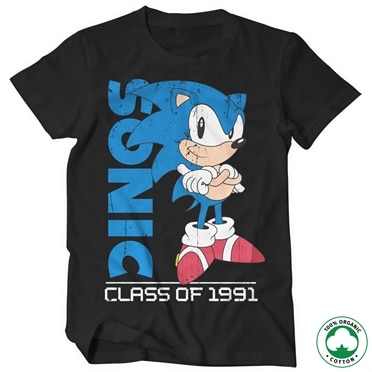 Sonic The Hedgehog - Class Of 1991 Organic T-Shirt, 100% Organic T-Shirt