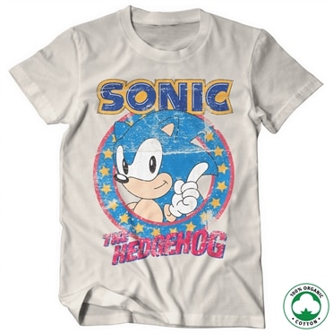 Sonic The Hedgehog Organic T-Shirt, 100% Organic T-Shirt
