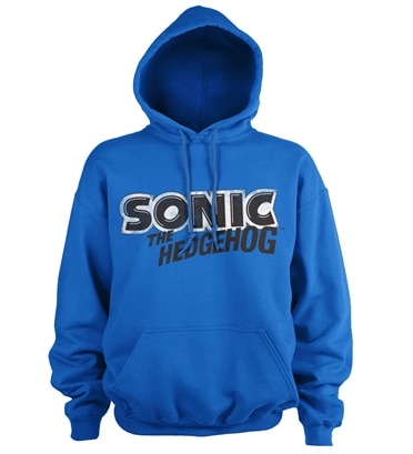Sonic The Hedgehog Classic Logo Hoodie, Hooded Pullover