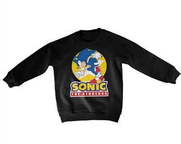 Läs mer om Fast Sonic - Sonic The Hedgehog Kids Sweatshirt, Sweatshirt