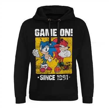 Sonic - Game On Since 1991 Epic Hoodie, Epic Hooded Pullover
