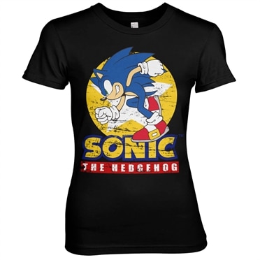 Läs mer om Fast Sonic - Sonic The Hedgehog Girly Tee, T-Shirt