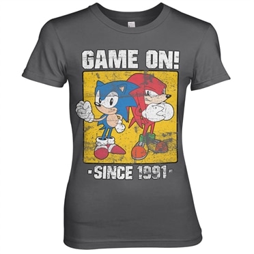 Läs mer om Sonic - Game On Since 1991 Girly Tee, T-Shirt