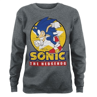 Fast Sonic - Sonic The Hedgehog Girly Sweatshirt, Girly Sweatshirt