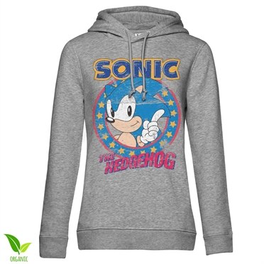 Sonic The Hedgehog Girls Hoodie, Girls Organic Hooded Pullover