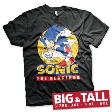 Läs mer om Fast Sonic - Sonic The Hedgehog Big & Tall T-Shirt, T-Shirt