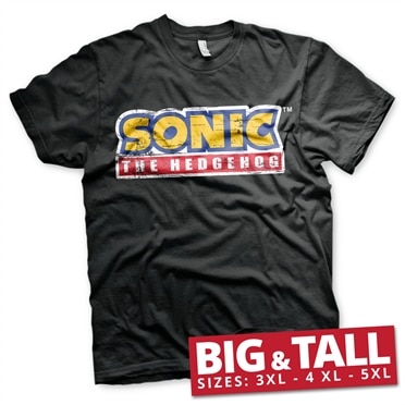 Läs mer om Sonic The Hedgehog Cracked Big & Tall T-Shirt, T-Shirt
