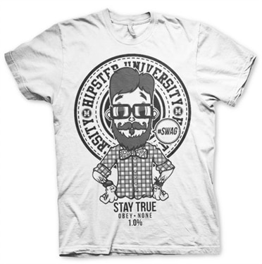 Hipster University T-Shirt, Basic Tee