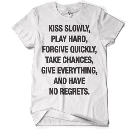 Läs mer om Kiss Slowly T-Shirt, T-Shirt