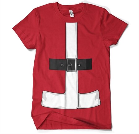 Santas Suit Cover Up T-Shirt, Basic Tee