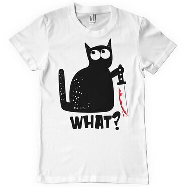 Läs mer om Cat Say What T-Shirt, T-Shirt