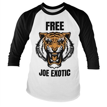 Free Joe Exotic Baseball Long Sleeve Tee, Baseball Long Sleeve Tee
