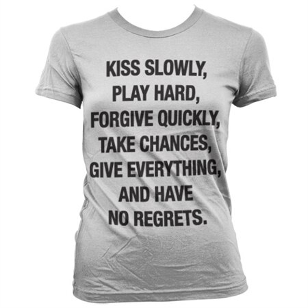 Kiss Slowly Girly T-Shirt, T-Shirt