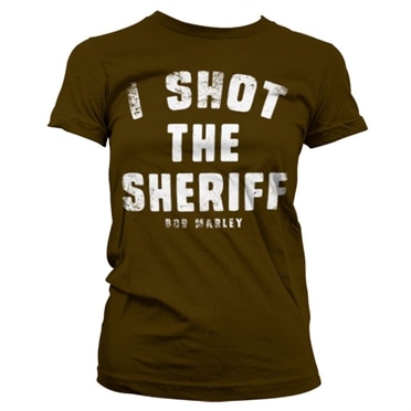 I Shot The Sheriff Girly T-Shirt, Girly Tee