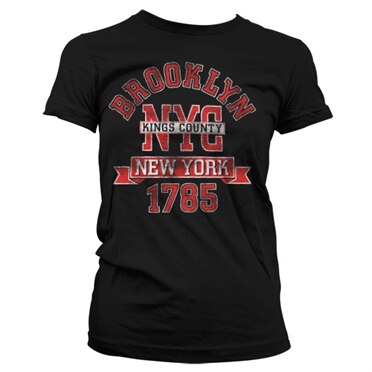 Brooklyn New York Girly Tee, Girly T-Shirt