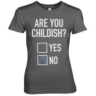 Läs mer om Are You Childish Girly Tee, T-Shirt