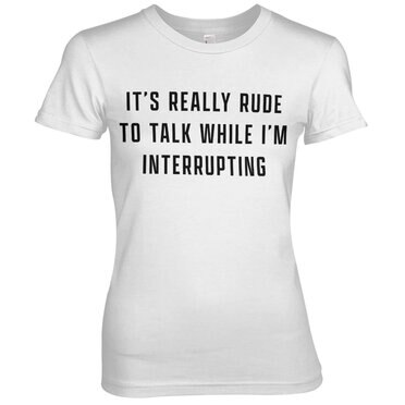 Läs mer om Rude To Talk Girly Tee, T-Shirt