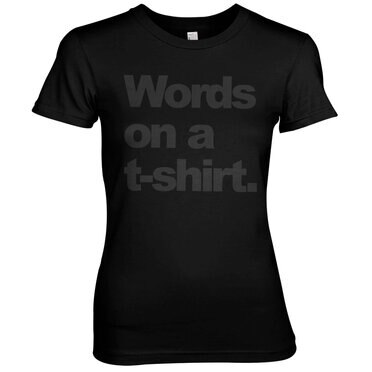 Läs mer om Words On A T-Shirt Girly Tee, T-Shirt