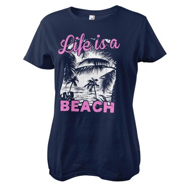 Läs mer om Life Is A Beach Girly Tee, T-Shirt