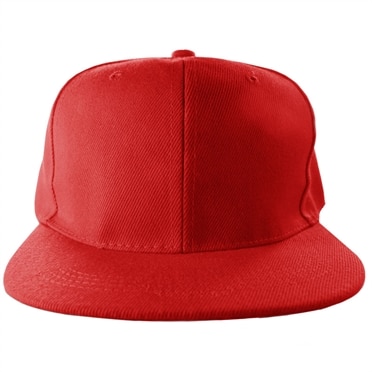 Snapback Cap Red, Adjustable Snapback Cap