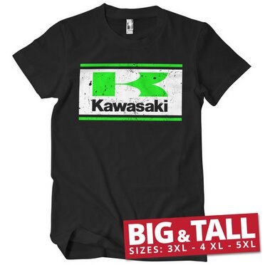 Läs mer om Kawasaki Vintage Logo Big & Tall T-Shirt , T-Shirt