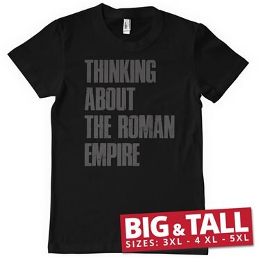 Läs mer om Thinking About The Roman Empire Big & Tall T-Shirt, T-Shirt