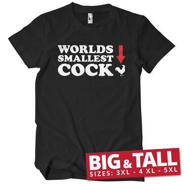 Läs mer om Worlds Smallest Cock Big & Tall T-Shirt, T-Shirt